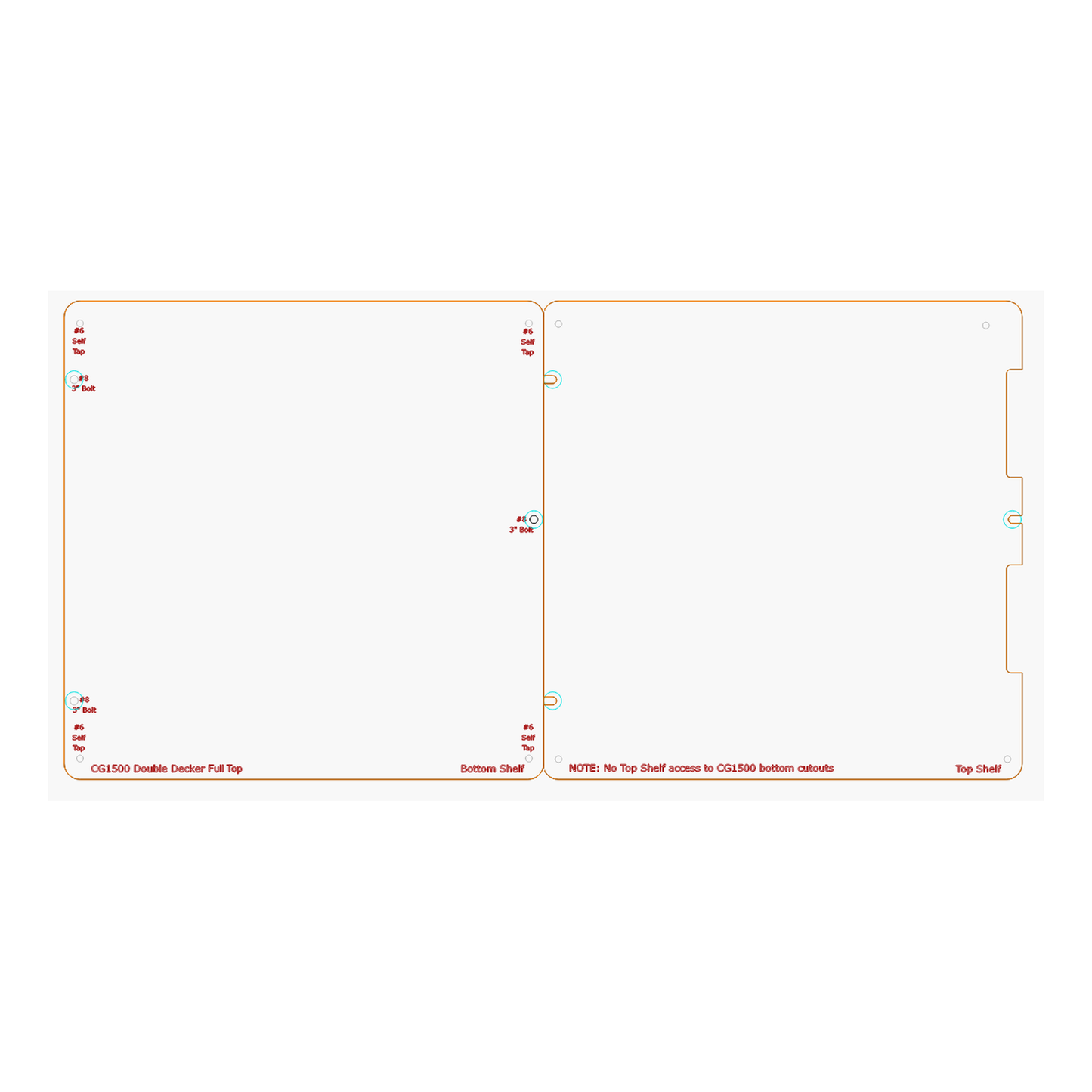 CableGuard CG1500 custom mounting plate for Christmas light show controller enclosure