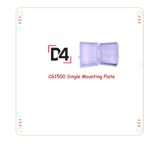 CableGuard CG1500 Single Custom Mounting Plate